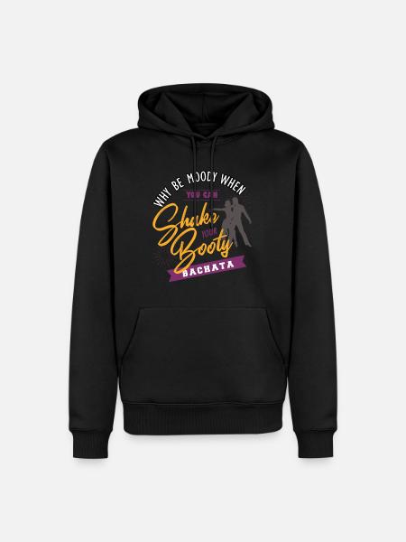 Bachata, bachata music, tango - Men’s Premium Organic Hoodie - black