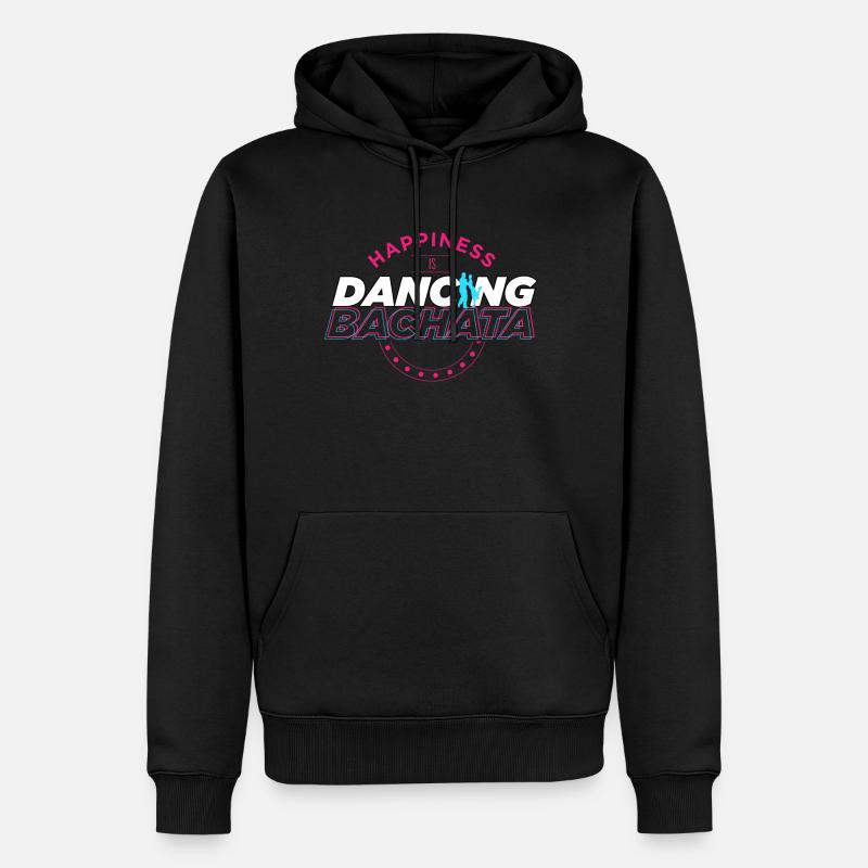 Bachata, bachata bachata bday, danse - Sweat à capuche Premium bio Homme - noir
