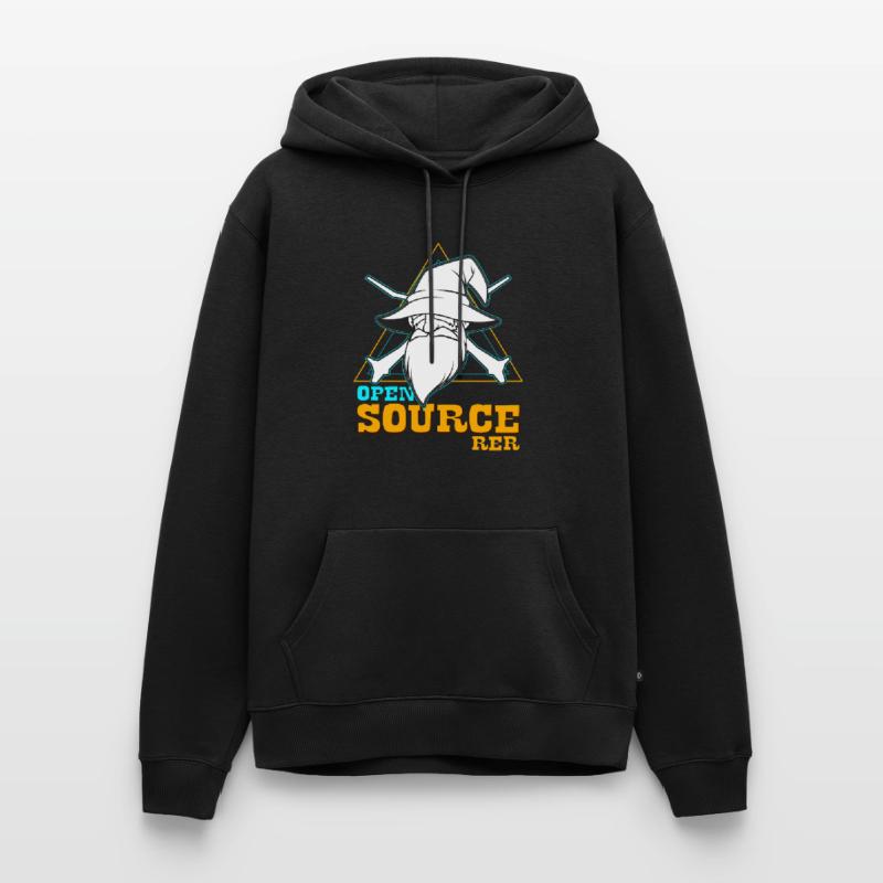 Open source Sweat à capuche Premium bio Homme