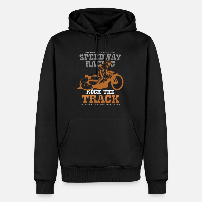 Speedway - Sweat à capuche Premium bio Homme - noir