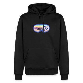 Ski Goggles Snowboard Apres Ski Skier Skier Skiing - Men’s Premium Organic Hoodie - black - Front - Nico (187cm)