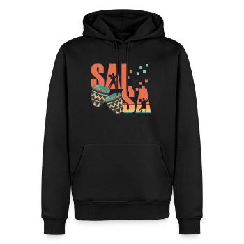 Salsa, Salsa tanzen, dance - Männer Premium Bio Hoodie - Schwarz - Vorne - Nico (187cm)