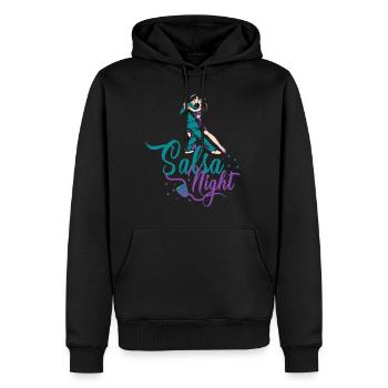 Salsa, Salsa latin, Latein Tanz - Männer Premium Bio Hoodie - Schwarz - Vorne - Nico (187cm)