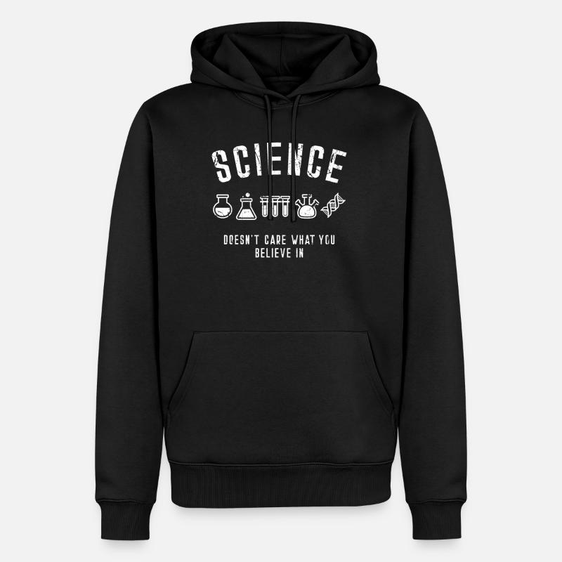 Science T-Shirt Nerd Chimie Physique - Sweat à capuche Premium bio Homme - noir