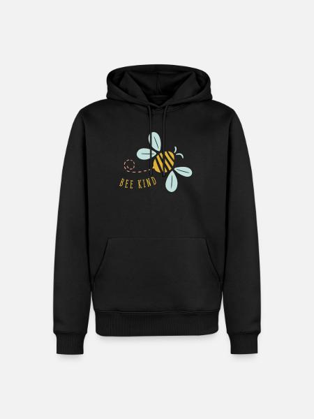 Bee child - Men’s Premium Organic Hoodie - black