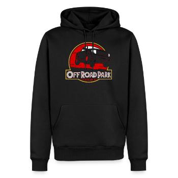 Idée cadeau véhicule tout-terrain tout-terrain à quatre roues motrices - Sweat à capuche Premium bio Homme - noir - Devant - Nico (187cm)