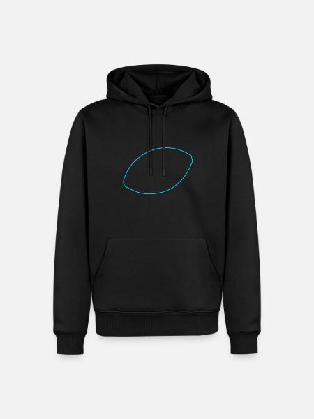 football - Men’s Premium Organic Hoodie - black