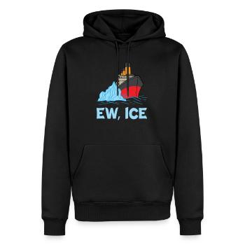 EW ICE Titanic Kreuzfahrtschiff Eisberg 1912 - Männer Premium Bio Hoodie - Schwarz - Vorne - Nico (187cm)