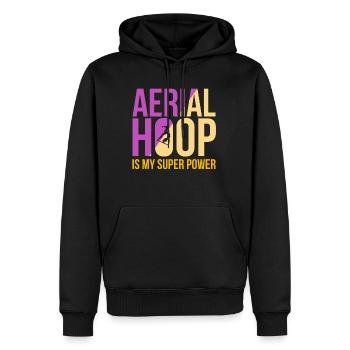 Aerialer Dance, Aerialer Danceinnen, - Sweat à capuche Premium bio Homme - noir - Devant - Nico (187cm)