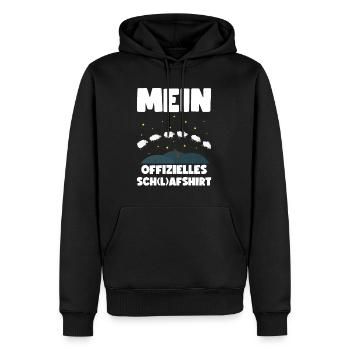 Sheep Sleep shirt Sheep Pyjama Nightgown - Men’s Premium Organic Hoodie - black - Front - Nico (187cm)