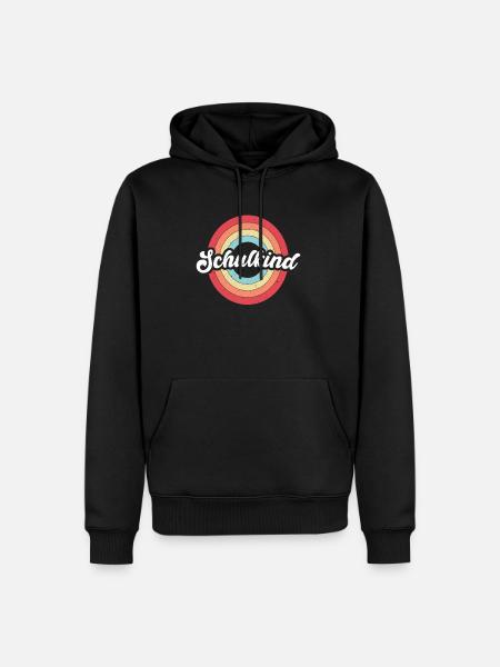 Schulkind - Männer Premium Bio Hoodie - Schwarz