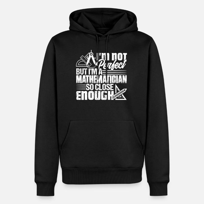 Mathématicien Je suis mathématicien - Sweat à capuche Premium bio Homme - noir