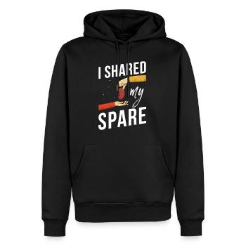Kidney transplantation saying for a - Men’s Premium Organic Hoodie - black - Front - Nico (187cm)