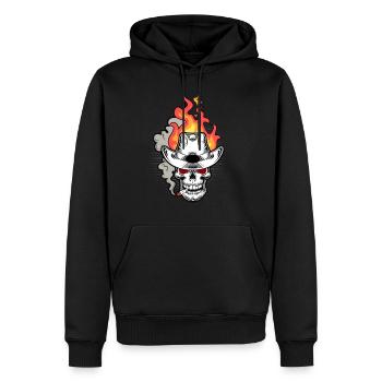 Dark Country, Dark Country Country music, - Männer Premium Bio Hoodie - Schwarz - Vorne - Nico (187cm)
