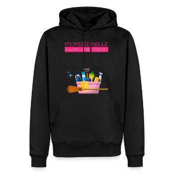 Professionelle Raumkosmetikerin Reinigungskraft - Männer Premium Bio Hoodie - Schwarz - Vorne - Nico (187cm)