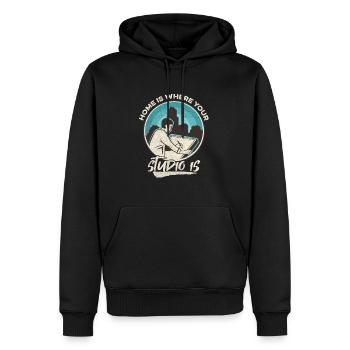 Architecture Nerd Saying for an Architect - Men’s Premium Organic Hoodie - black - Front - Nico (187cm)