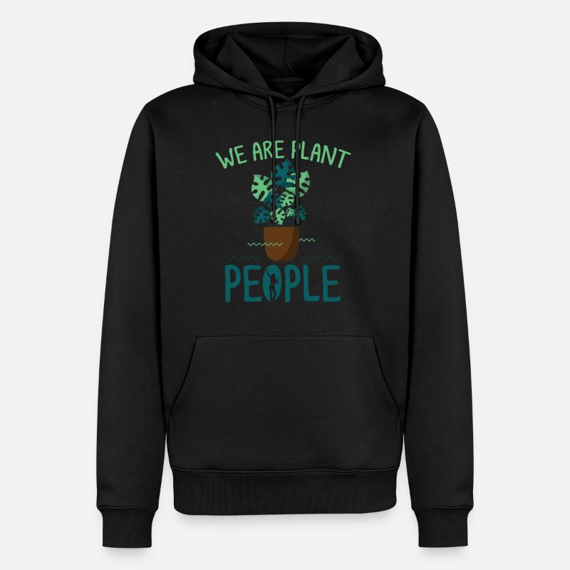 plante, plante d’intérieur, plantes, - Sweat à capuche Premium bio Homme - noir