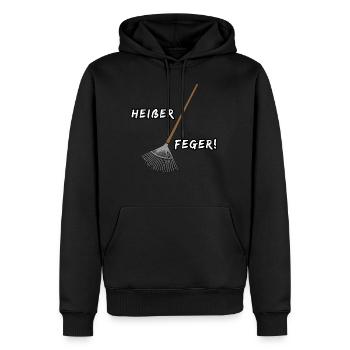 Feger Heiße Braut Bräutigam - Männer Premium Bio Hoodie - Schwarz - Vorne - Nico (187cm)