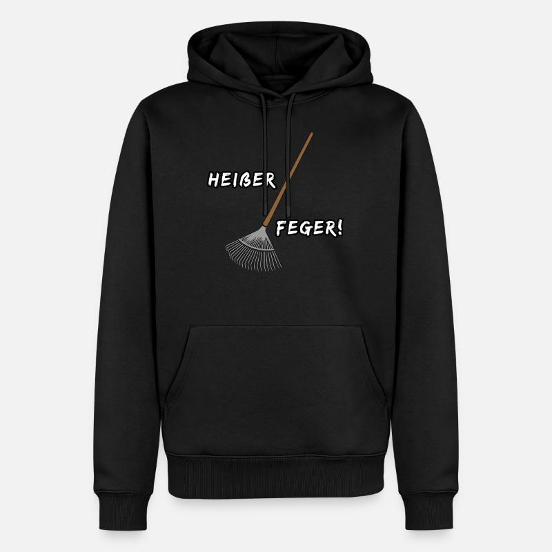 Feger Heiße Braut Bräutigam - Männer Premium Bio Hoodie - Schwarz