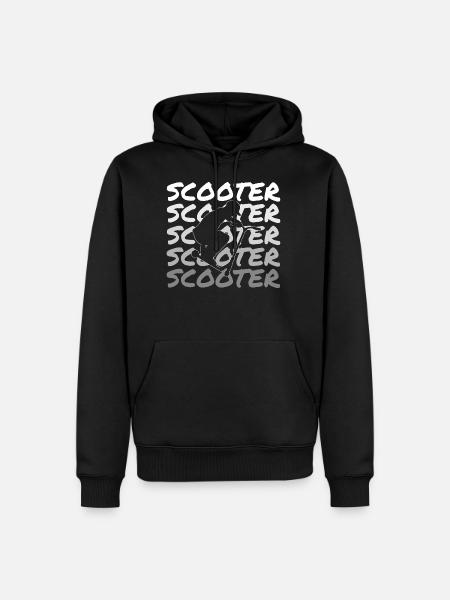 Stunt Scooter - Men’s Premium Organic Hoodie - black