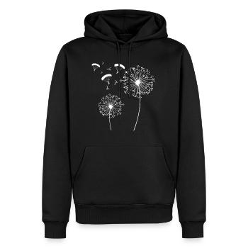 Dandelion Paraglider Gift for Paragliders - Männer Premium Bio Hoodie - Schwarz - Vorne - Nico (187cm)