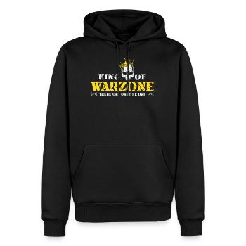 King of Warzone Gamer Cadeaux Calls à Duty Cod - Sweat à capuche Premium bio Homme - noir - Devant - Nico (187cm)