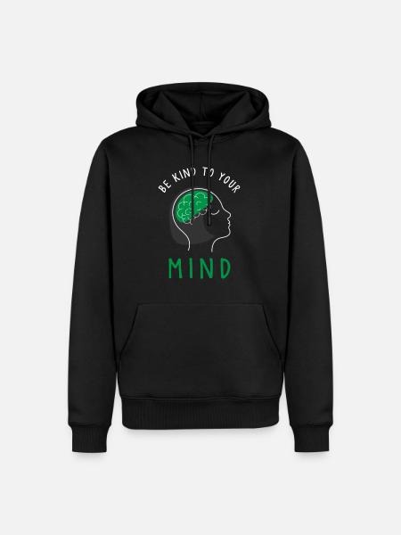 Mental health, mental health - Men’s Premium Organic Hoodie - black