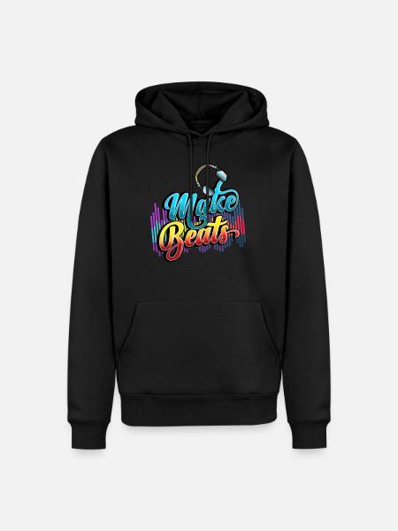 Beatmaker, Beatmaker Beat, Producer, - Men’s Premium Organic Hoodie - black