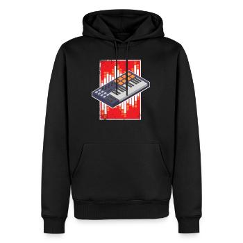 Beatmaker, Beatmaker dj, Rap, - Männer Premium Bio Hoodie - Schwarz - Vorne - Nico (187cm)
