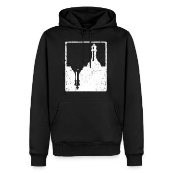 Chess Player Chess T-Shirt King Terms Strategy - Männer Premium Bio Hoodie - Schwarz - Vorne - Nico (187cm)