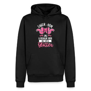 Cheer Mama Design für deine Cheerleading Mama - Männer Premium Bio Hoodie - Schwarz - Vorne - Nico (187cm)