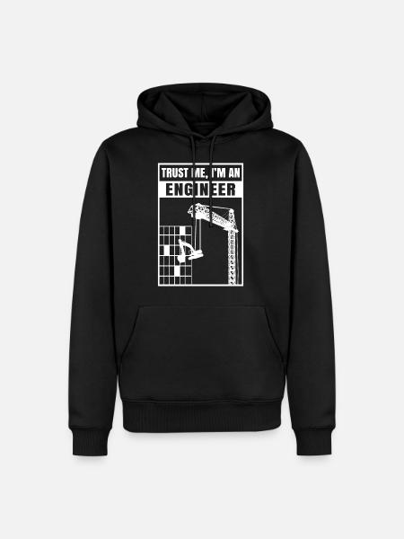 Trust Me I'm An Engineer - Männer Premium Bio Hoodie - Schwarz