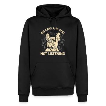 Große Ohren und immer noch nicht hören Design für - Männer Premium Bio Hoodie - Schwarz - Vorne - Nico (187cm)