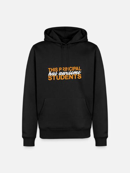 This Principal Has Awesome Students 3 - Männer Premium Bio Hoodie - Schwarz