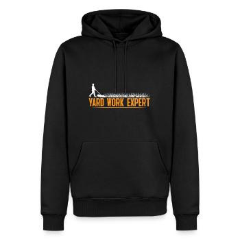 Yard Work Expert 23 - Männer Premium Bio Hoodie - Schwarz - Vorne - Nico (187cm)