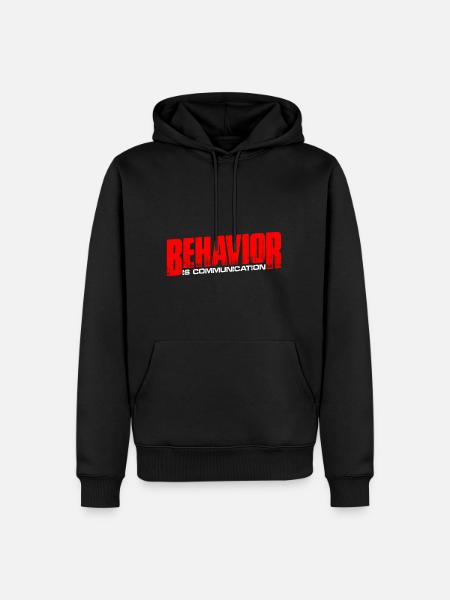 Behavior Is Communication 13 - Men’s Premium Organic Hoodie - black