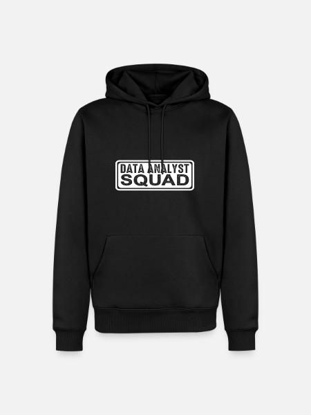Data Analyst Squad 8 - Men’s Premium Organic Hoodie - black
