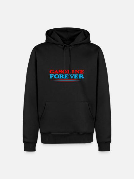 Gasoline Forever - Men’s Premium Organic Hoodie - black