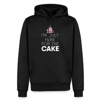 Boulangerie boulangerie cadeau gâteau gâteau tarte cuisinier - Sweat à capuche Premium bio Homme - noir - Devant - Nico (187cm)