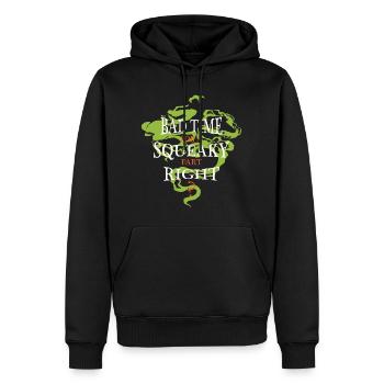 Mauvais timing pour un Squeaky Fart ou - Sweat à capuche Premium bio Homme - noir - Devant - Nico (187cm)