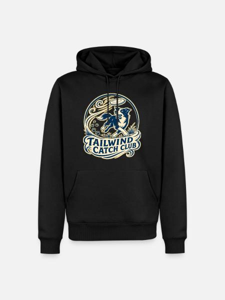 TAILWIND CATCH CLUB Dog - Men’s Premium Organic Hoodie - black