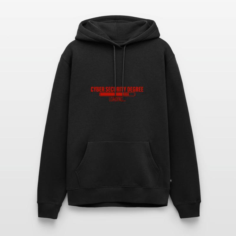 Cyber Security Degree Loading 3 Men’s Premium Organic Hoodie