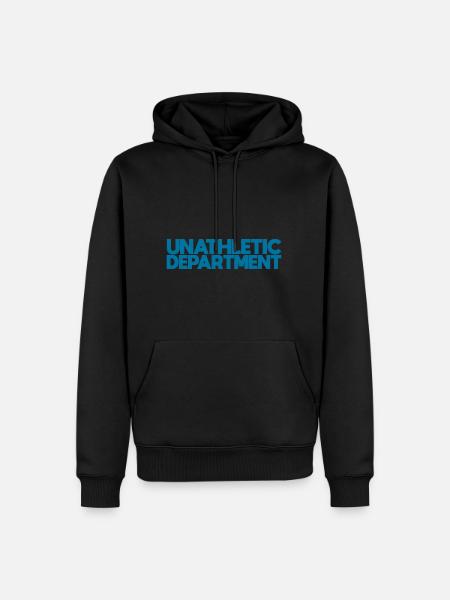 Unathletic Department - Männer Premium Bio Hoodie - Schwarz