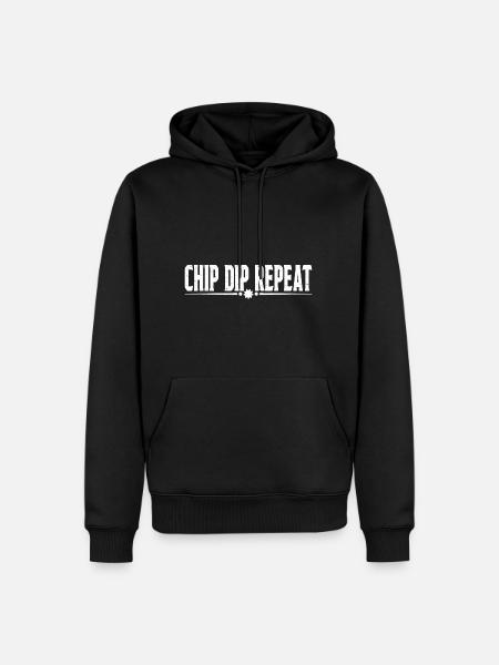 Chip Dip Repeat 9 - Men’s Premium Organic Hoodie - black