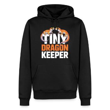 Leopardgecko Leopard Gecko Reptilien Terraristik - Männer Premium Bio Hoodie - Schwarz - Vorne - Nico (187cm)