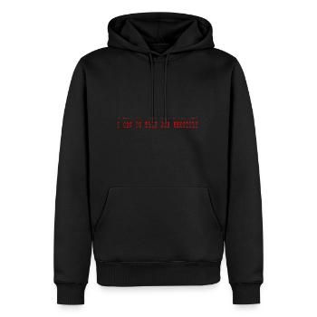 I Can Do This Job Remotely 4 - Männer Premium Bio Hoodie - Schwarz - Vorne - Nico (187cm)