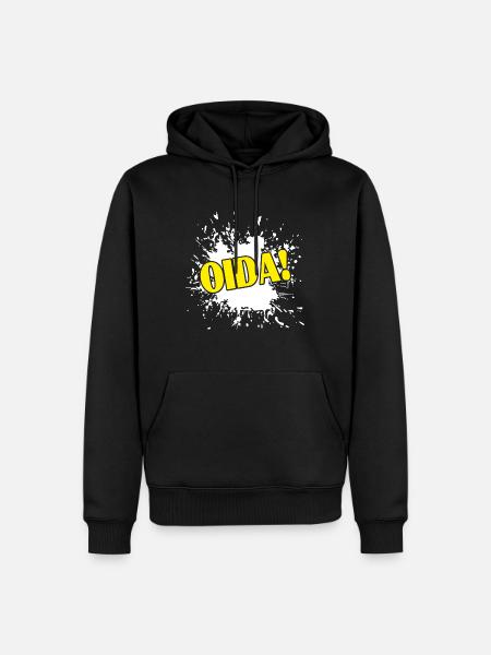 OIDA - Männer Premium Bio Hoodie - Schwarz