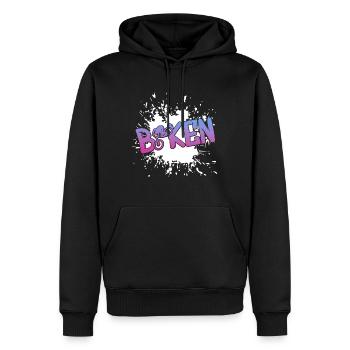 Biken Downhill - Männer Premium Bio Hoodie - Schwarz - Vorne - Nico (187cm)
