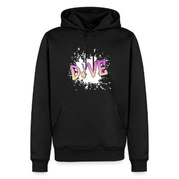 tauchen diving - Männer Premium Bio Hoodie - Schwarz - Vorne - Nico (187cm)