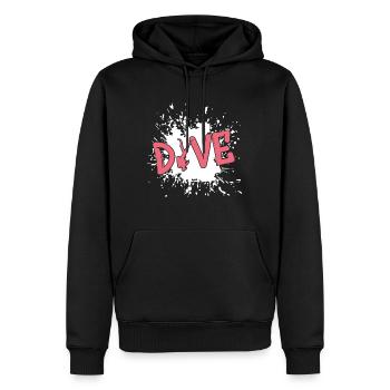 tauchen, diving, taucher, apnoe - Männer Premium Bio Hoodie - Schwarz - Vorne - Nico (187cm)